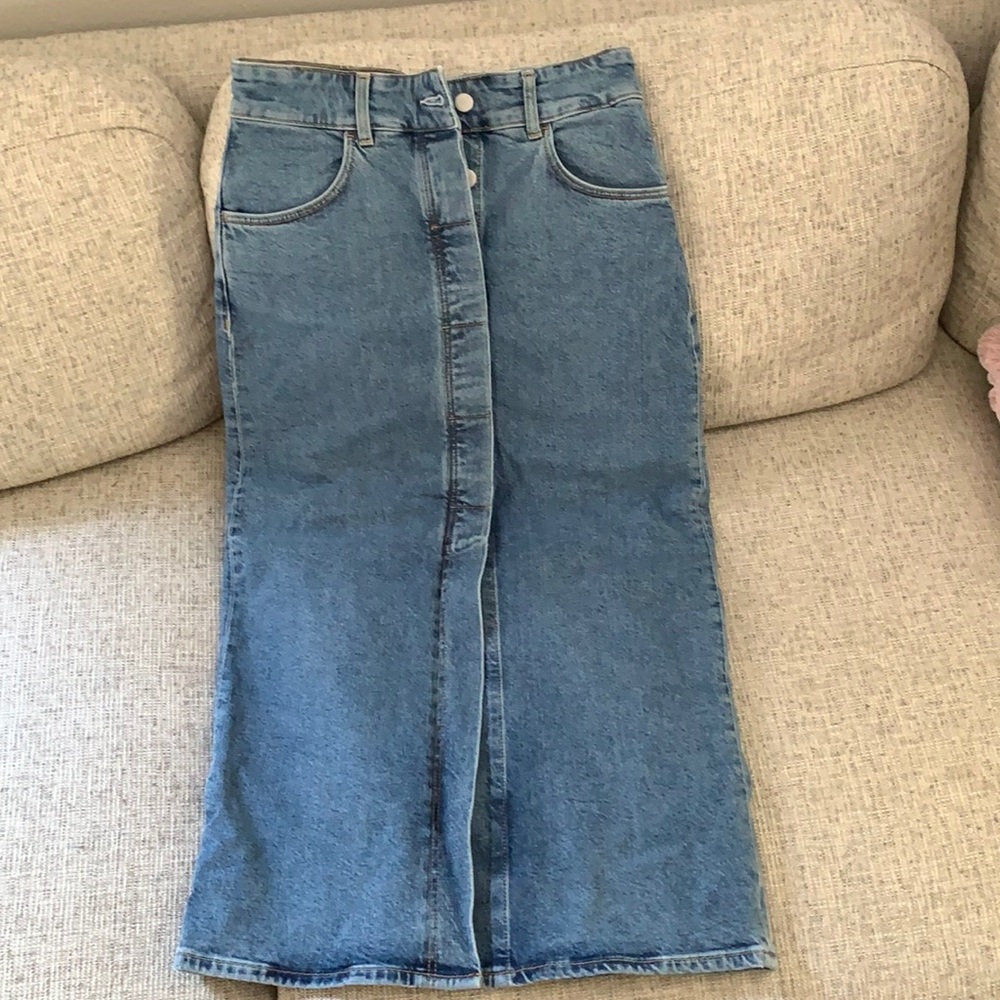 And Other Stories - Long Jean Skirt in Size 6